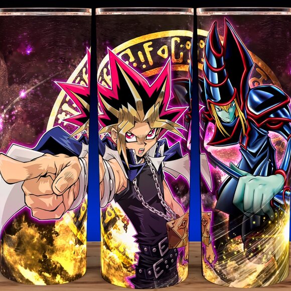 Yu-Gi-Oh! Yugi Muto and Black Magician Anime Cup Mug Tumbler - Picture 1 of 3